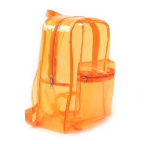 PVC Transparent School Backpack for Teenagers