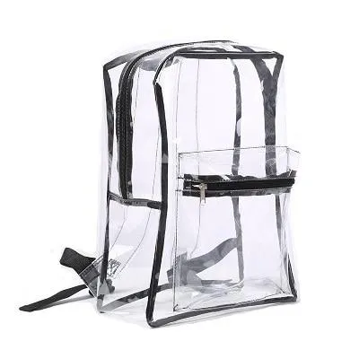 PVC Transparent School Backpack for Teenagers