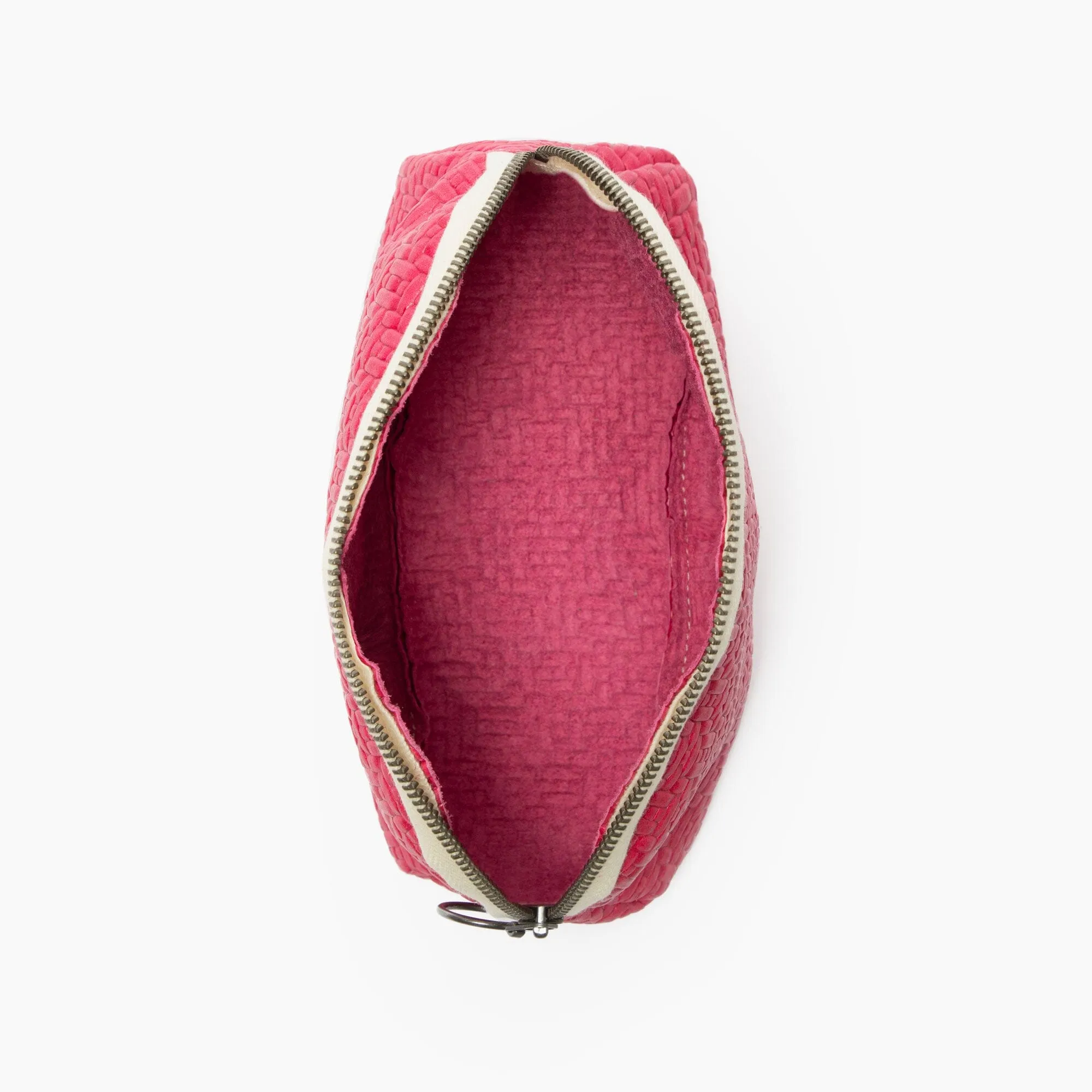 Rose Weave Cosmetic Pouch