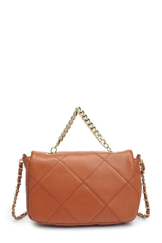 Rosetta Crossbody Bag in Beige