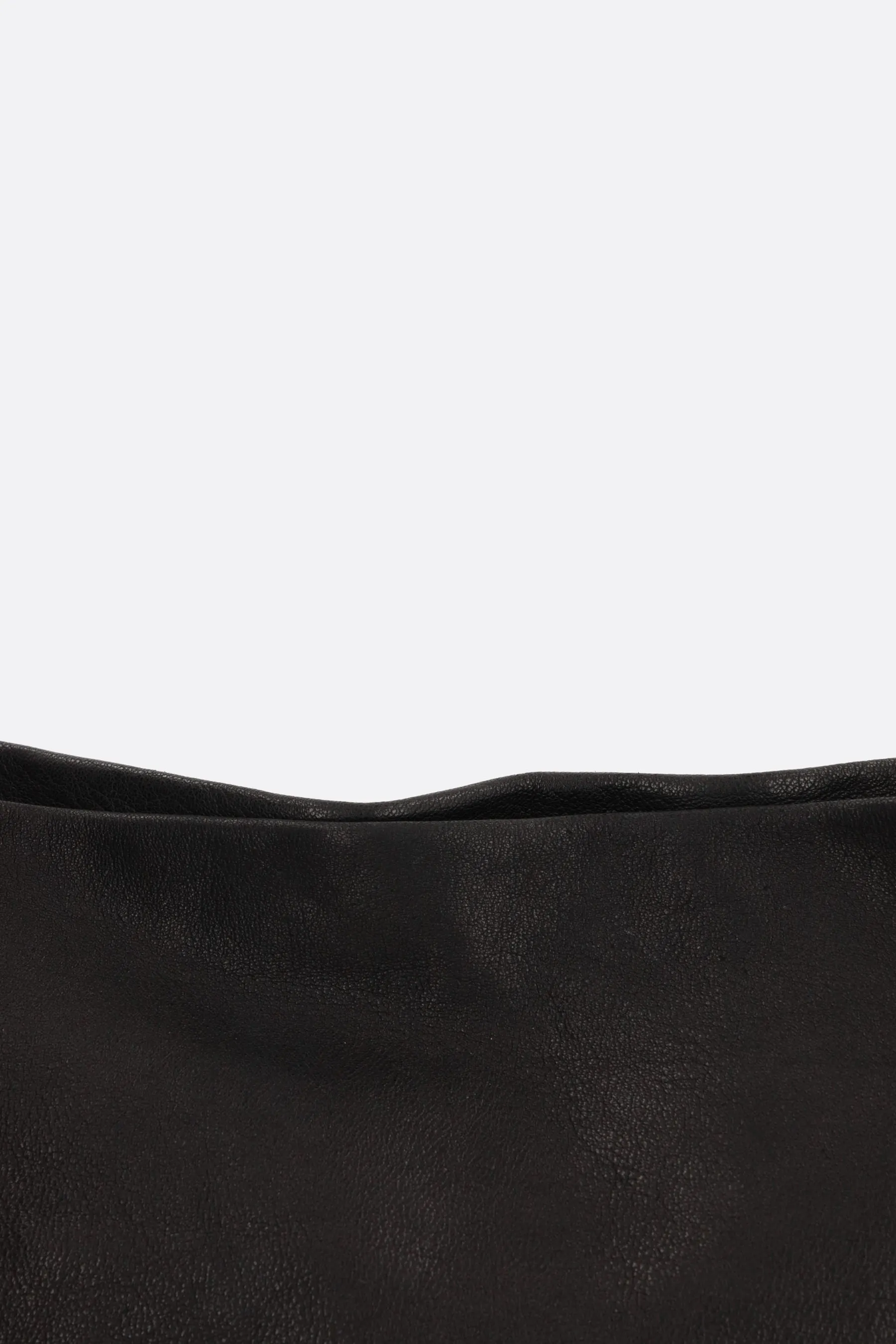 Runa mediumi grainy leather shoulder bag