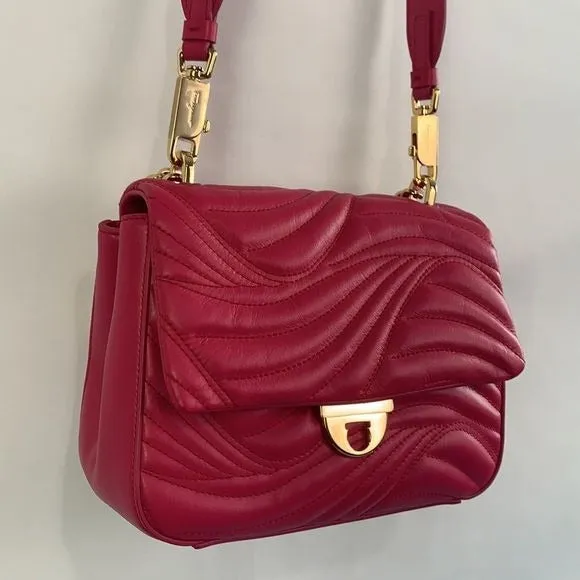 SalvatoreFerragamo NIB lexi pink crossbody bag