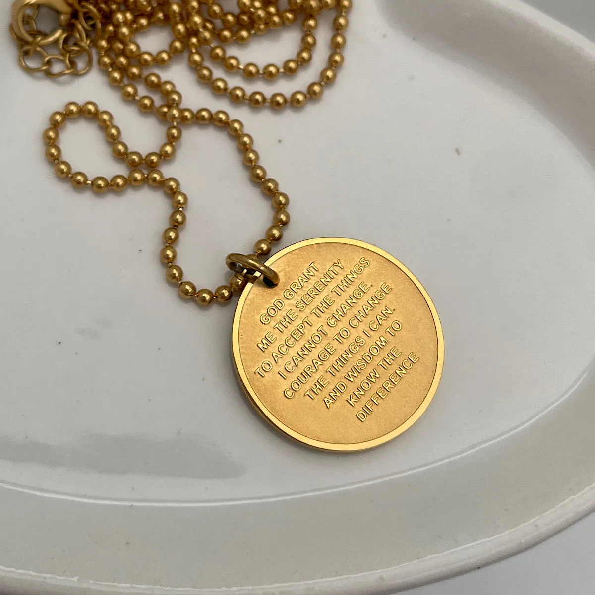 Serenity Prayer Necklace