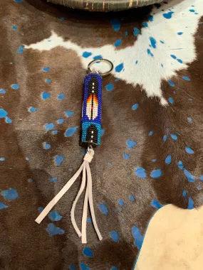 Southwest Beaded KEYCHAIN or PURSE PULL