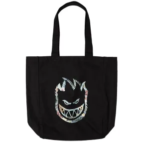 Spitfire Floral Bighead Tote Bag Black