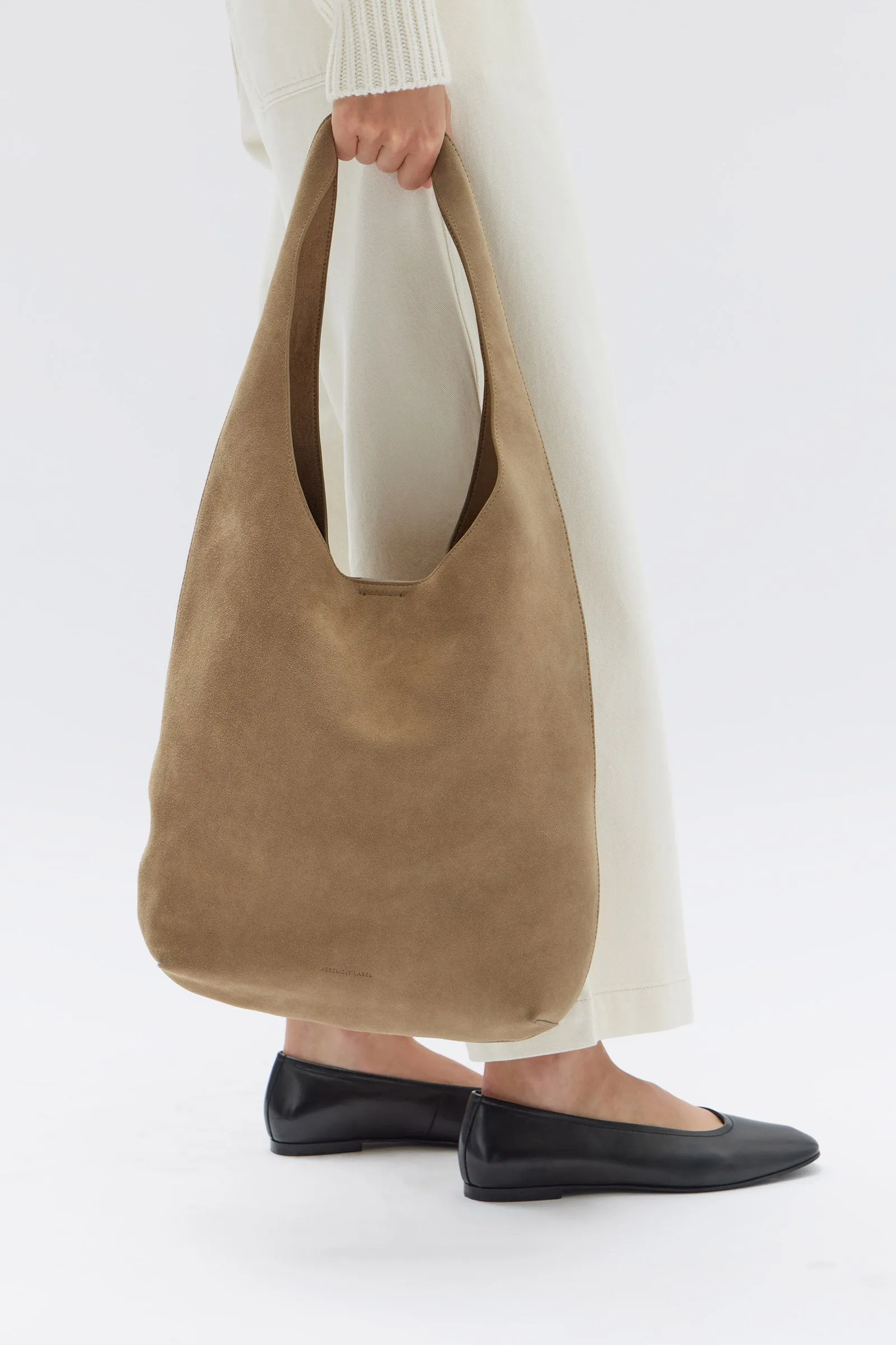 Suede Hobo Bag