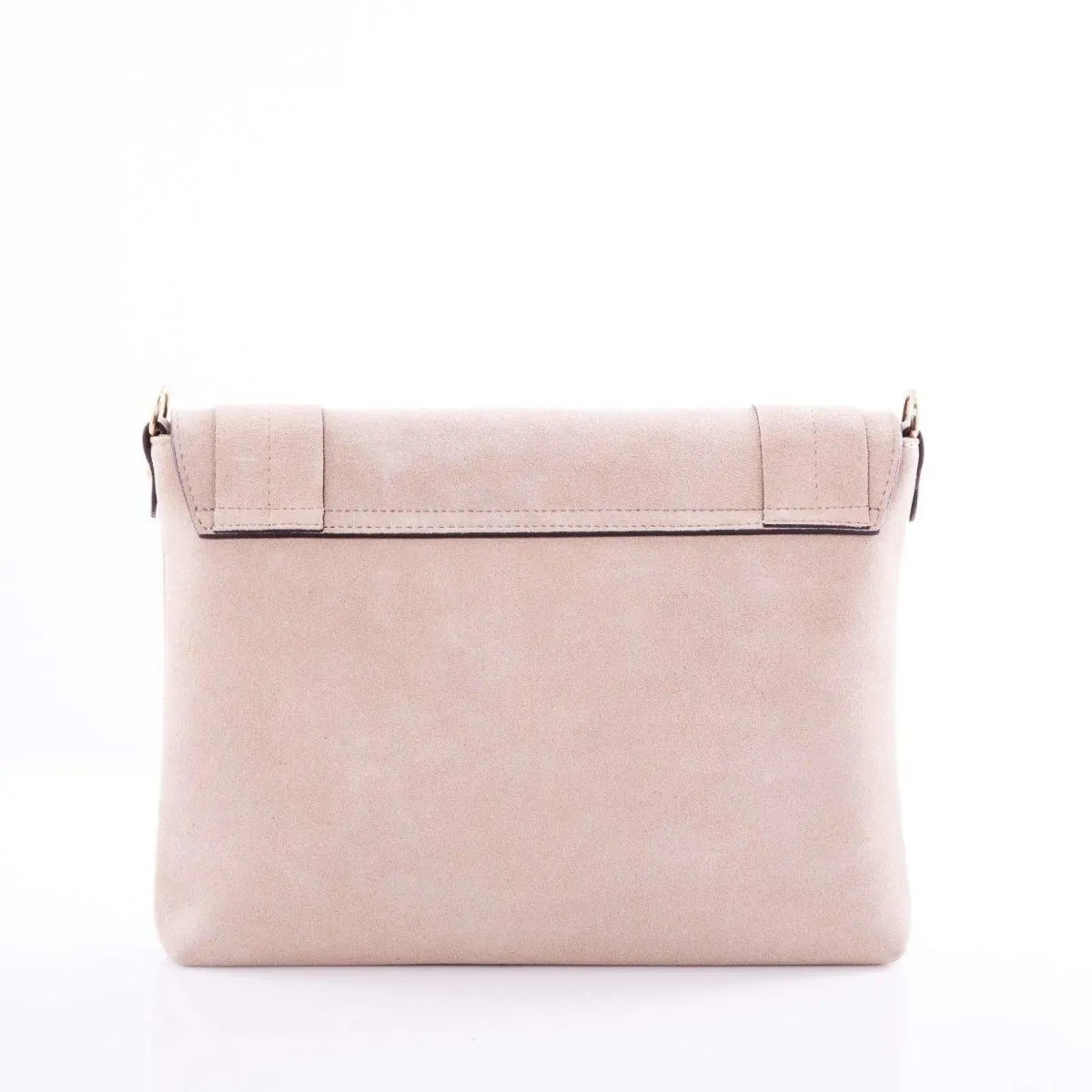 Suede Leather Cross Body / Clutch Bag