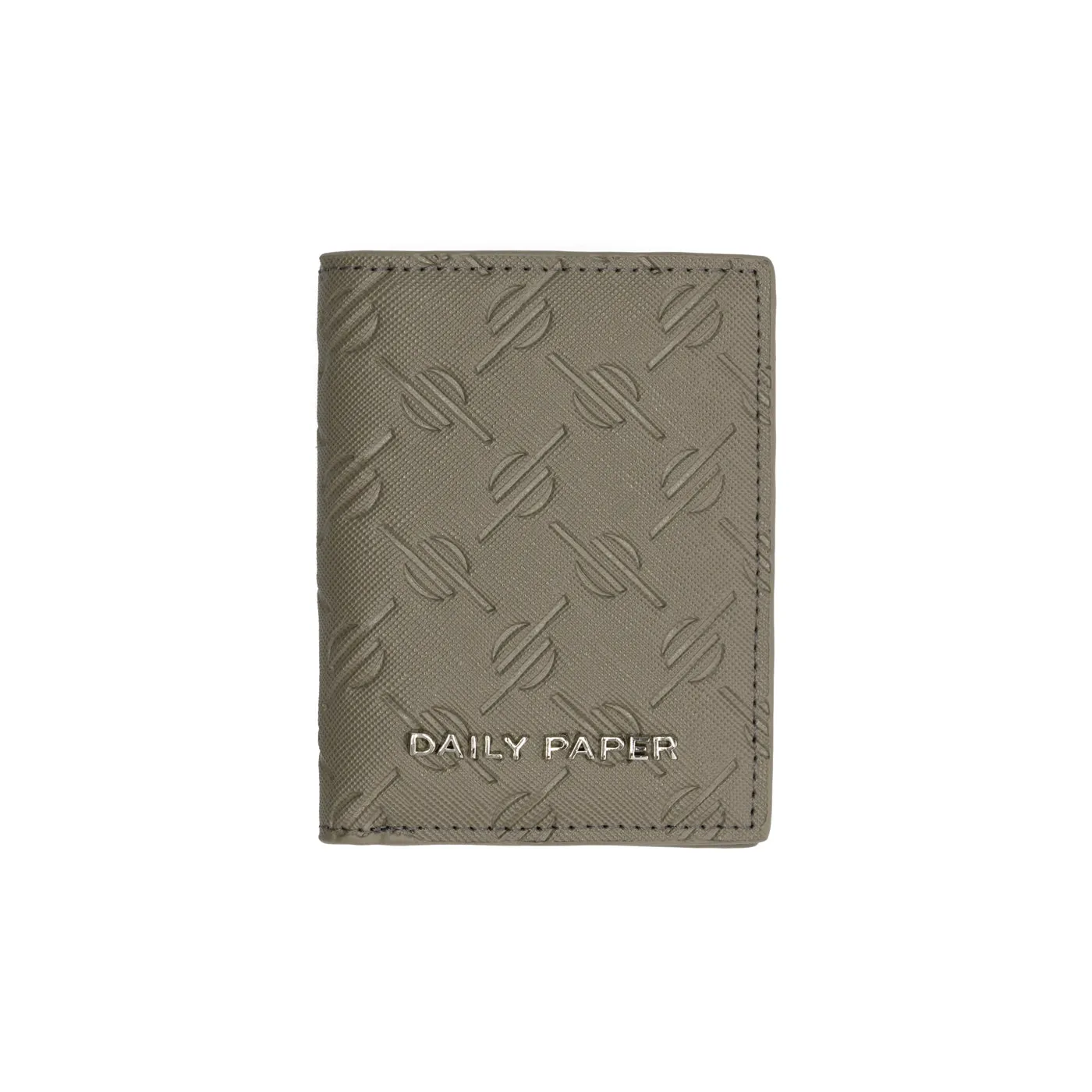 Taupe Grey Kidis Monogram Wallet