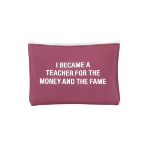 Teacher Silicone Cosmetic Bag