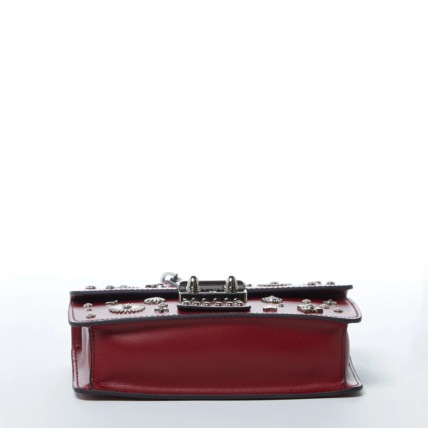 The Hollywood Small Leather Bag Burgundy