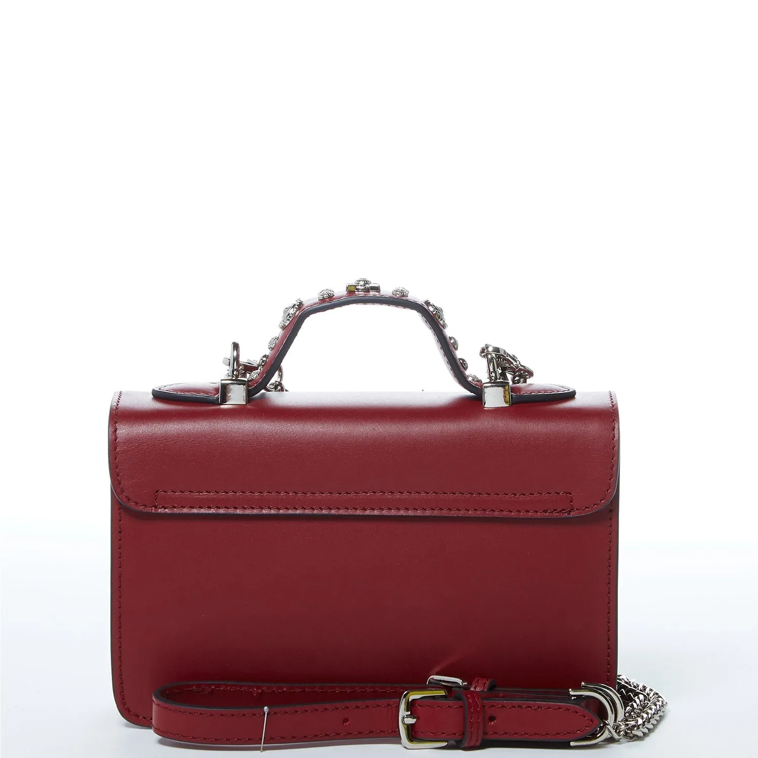 The Hollywood Small Leather Bag Burgundy