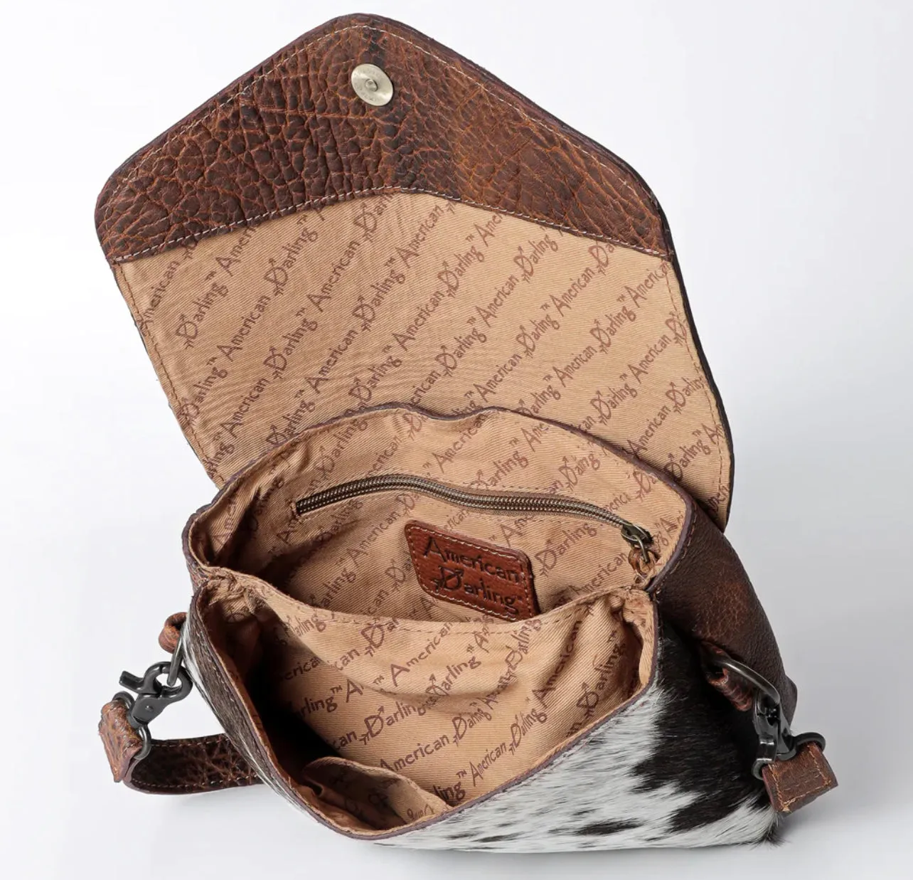 Tooled Cowhide Bag by American Darling