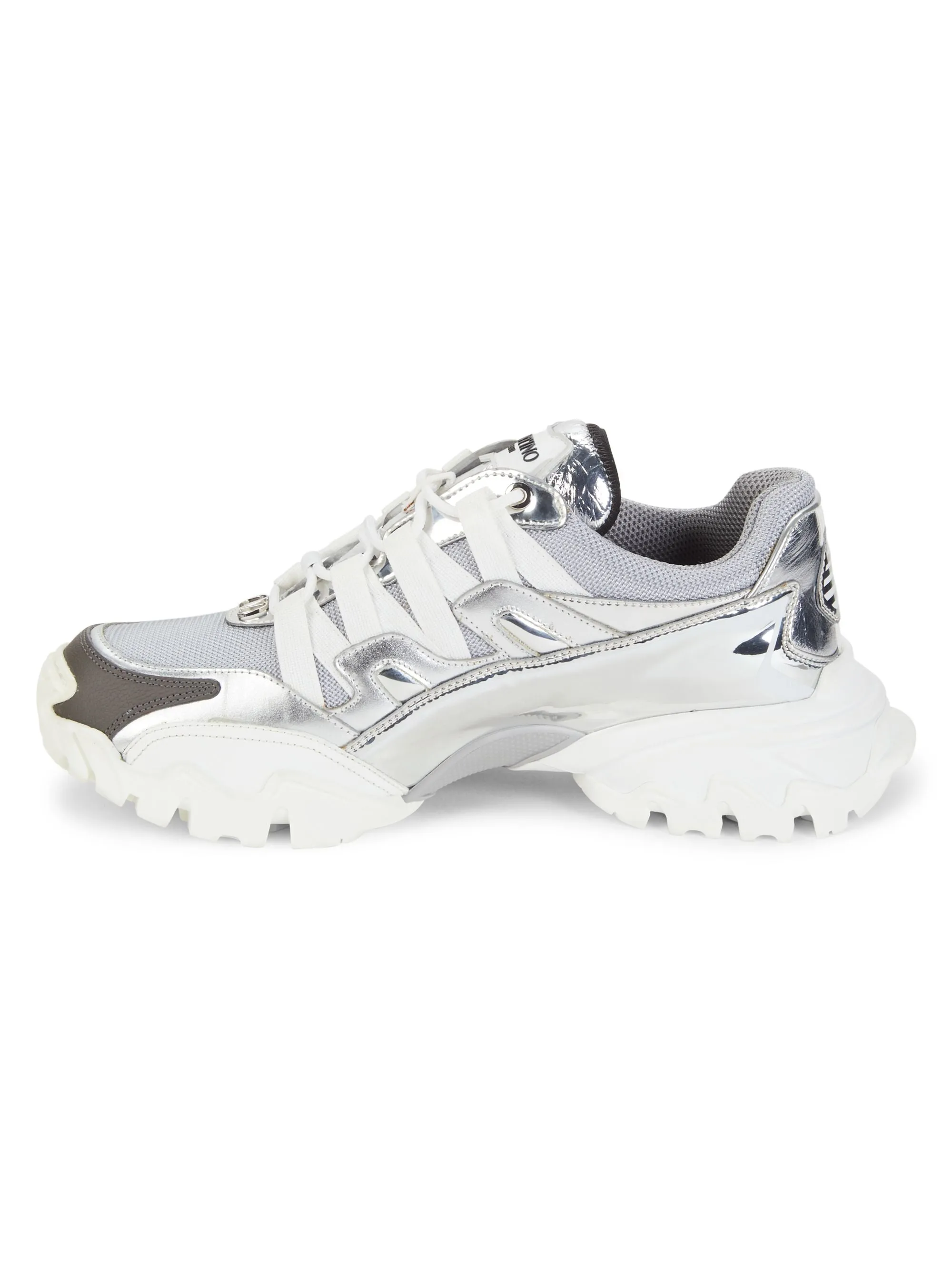 Valentino Garavani Men's Climber Sneakers - SILVER