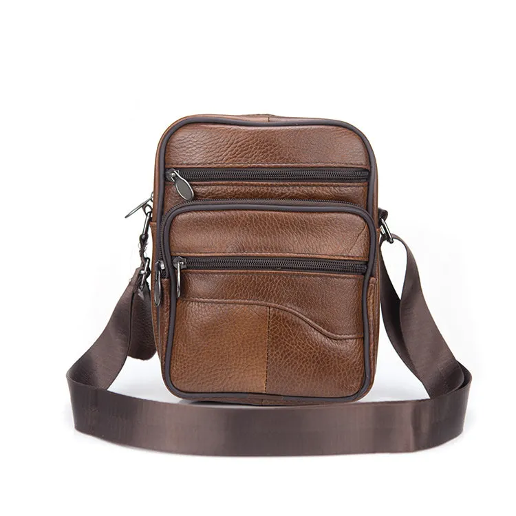 Vintage Leather Messenger Bag