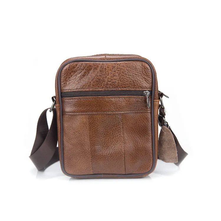 Vintage Leather Messenger Bag