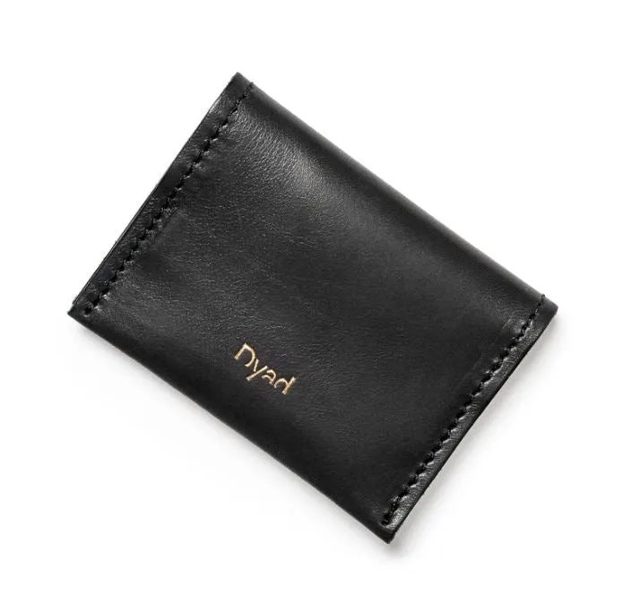 Wave Leather Card Holder - Olive