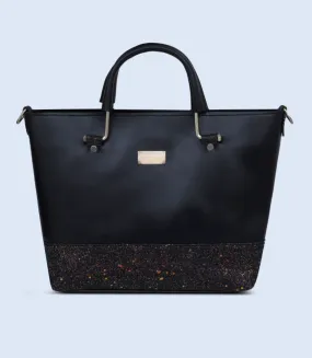 WB2607-BLACK-Women Trendy Bag