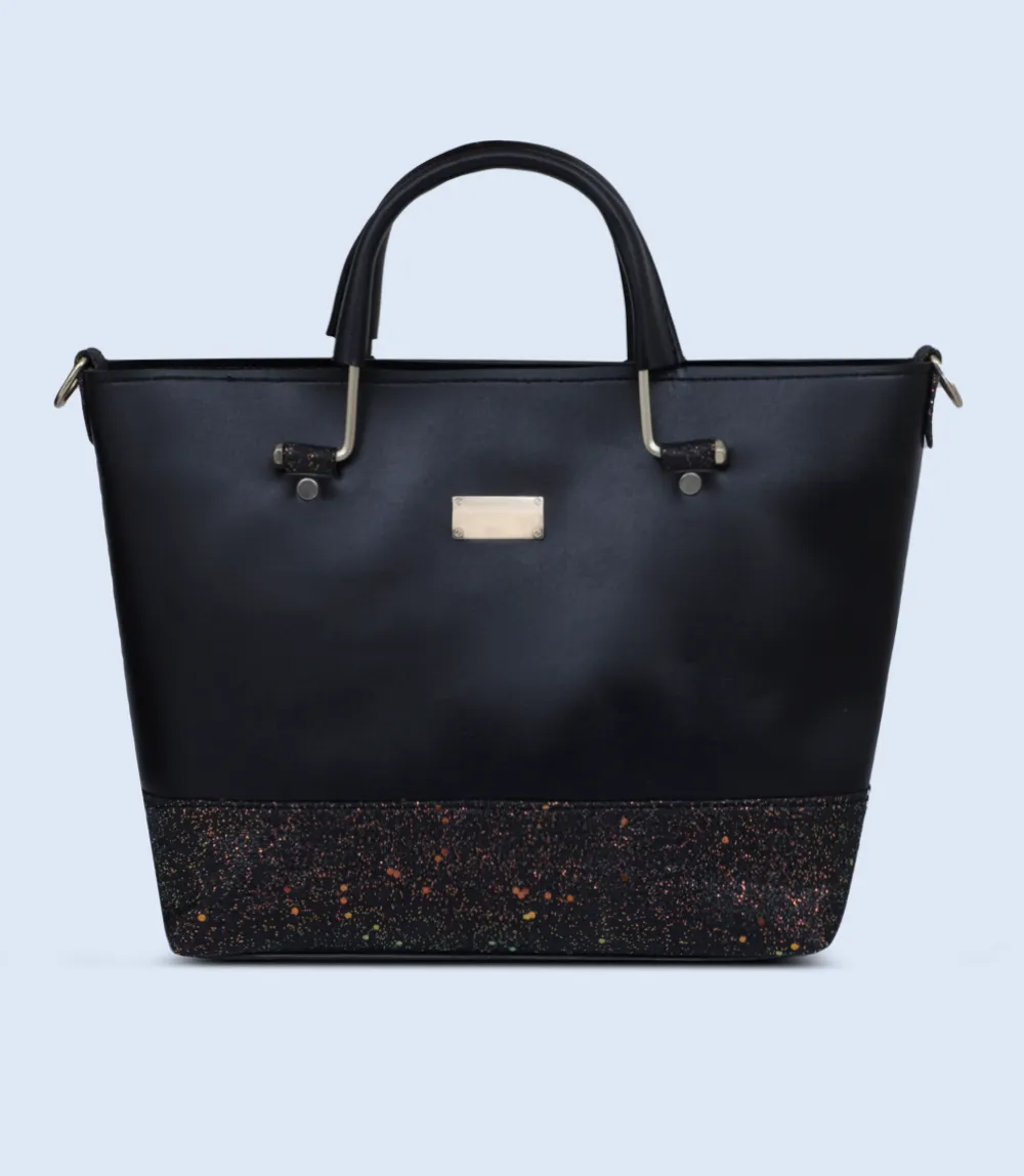 WB2607-BLACK-Women Trendy Bag