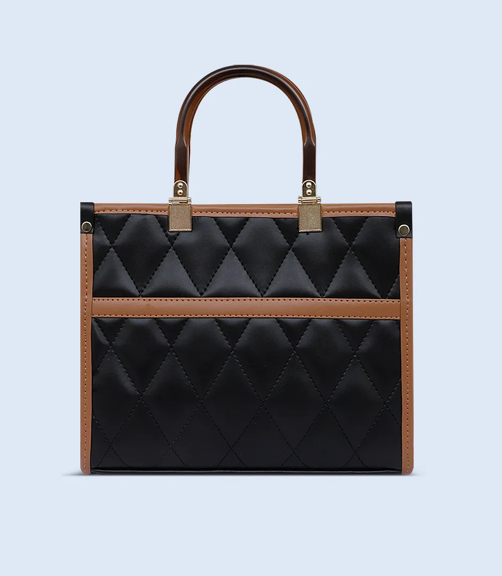 WB2612-BLACK-Women Trendy Bag