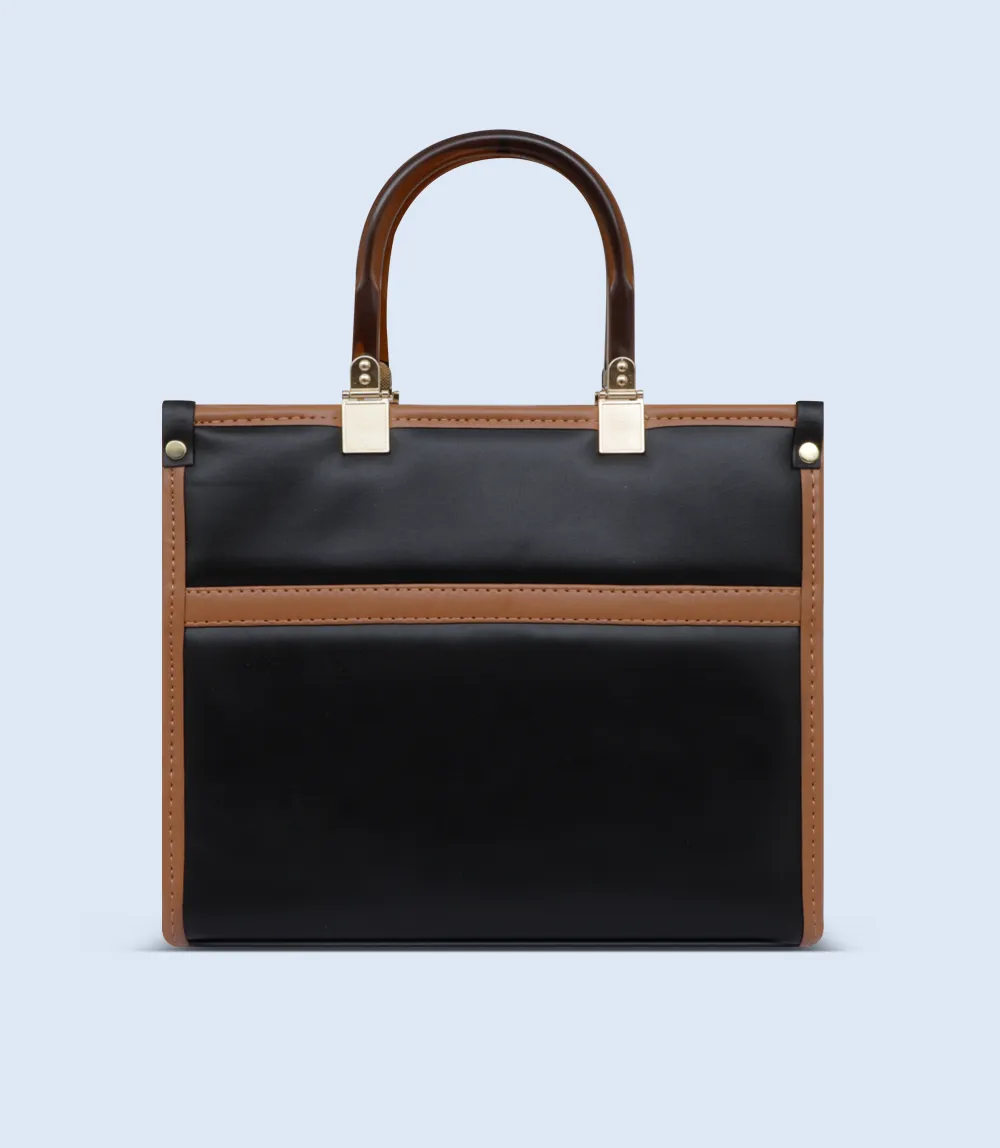 WB2612-BLACK-Women Trendy Bag